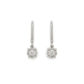 Effy Jewelry Diamond Drop Earrings In 14K White Gold 0.53 Twc