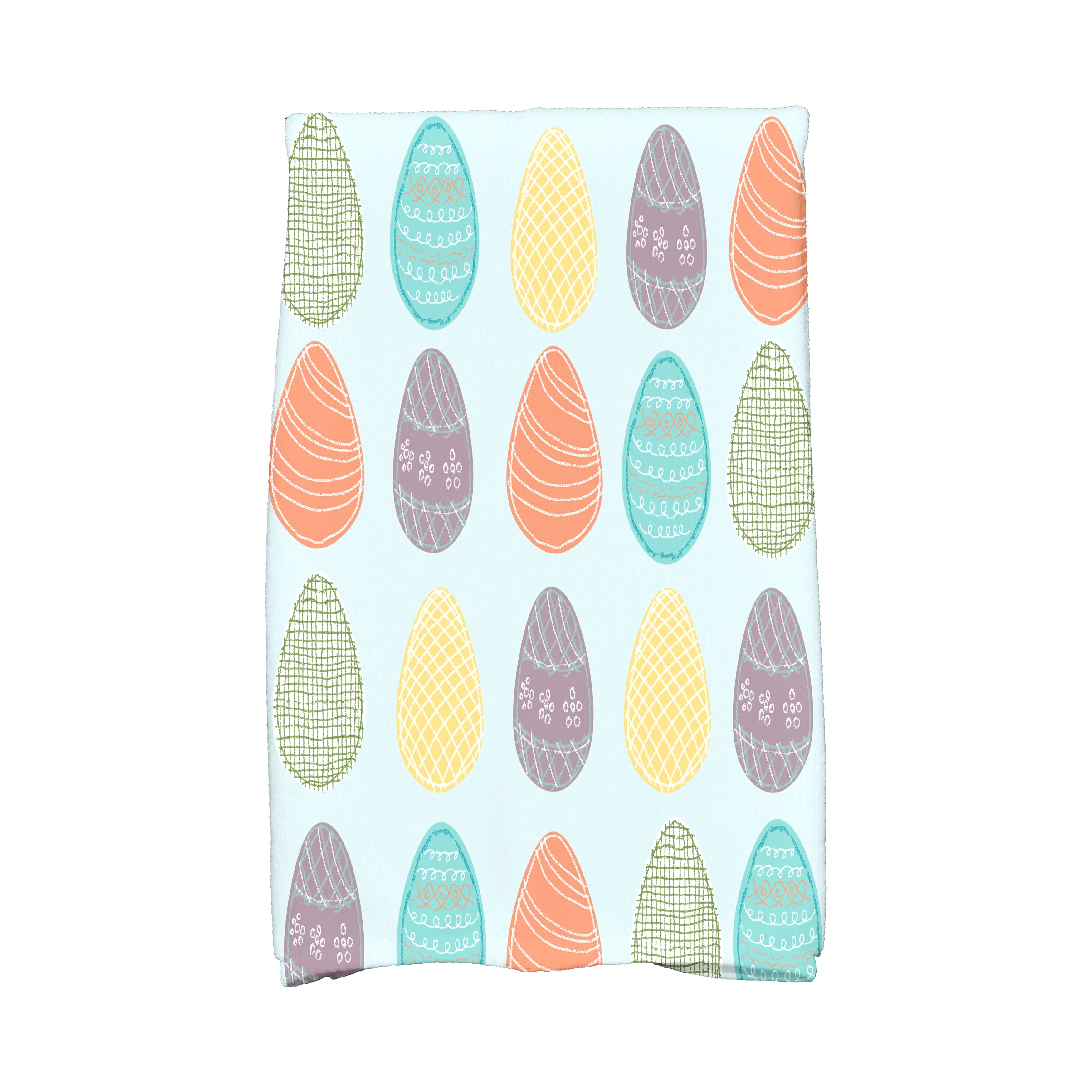 Eggs Ellent Holiday Geometric Print Hand Towel