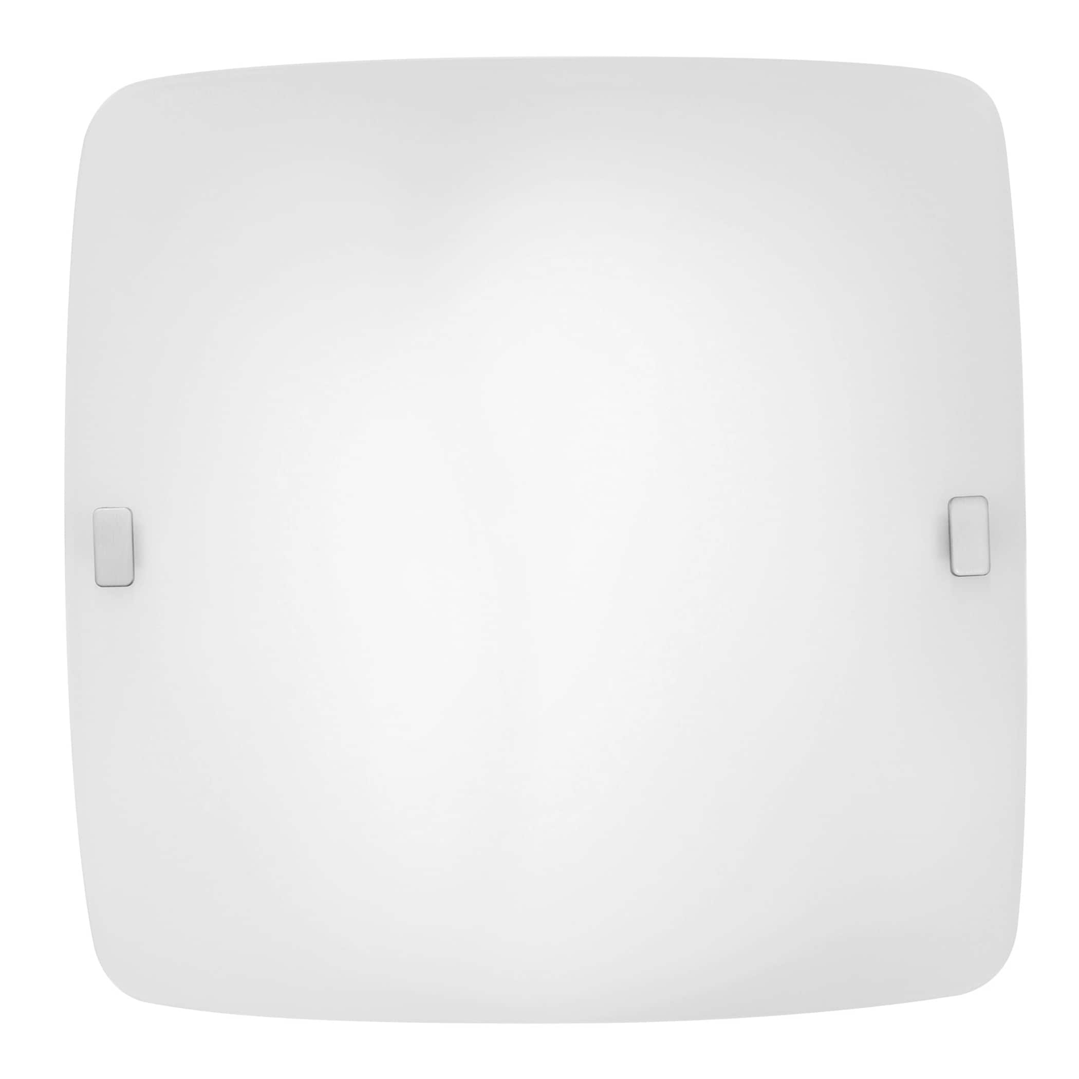 Eglo Borgo Ceiling Light With Matte Nickel Finish And Satin Glass