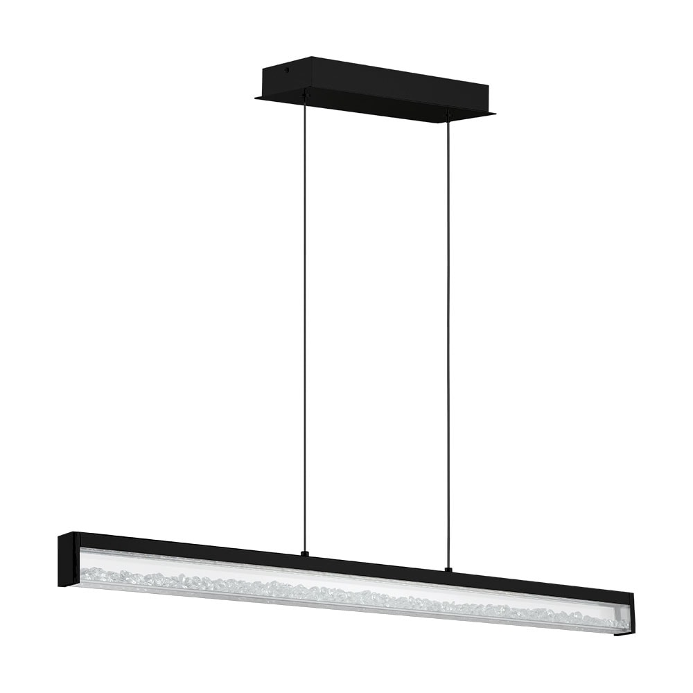 Eglo Cardito 1 Light Matte Black Led Linear Pendant