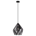 Eglo Carlton Black Silver Pendant