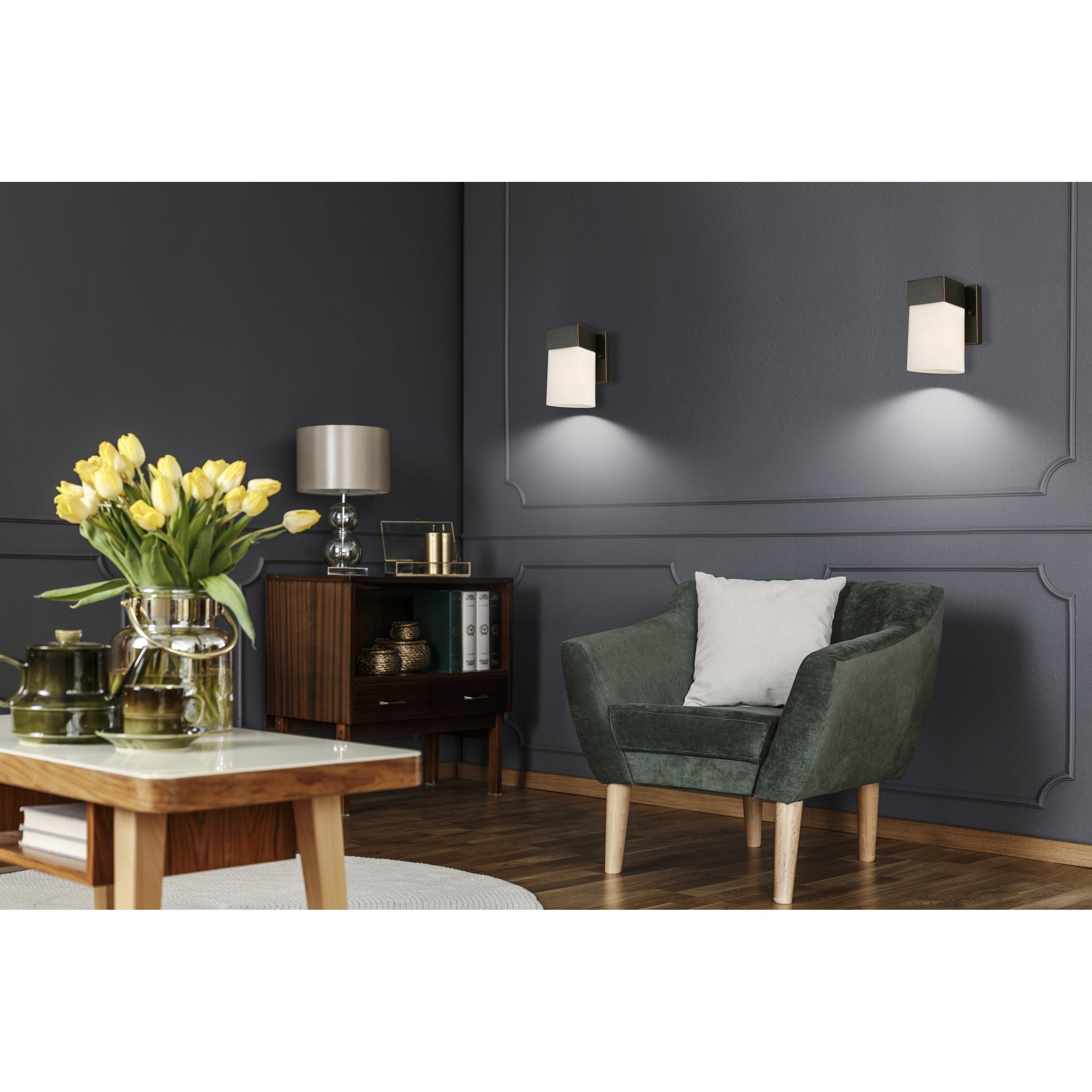 Eglo Ciara Springs 1 Light Wall Light In Oil Rubbed Bronze