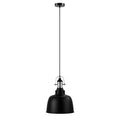 Eglo Gilwell 1 Light Pendant With Black Shade