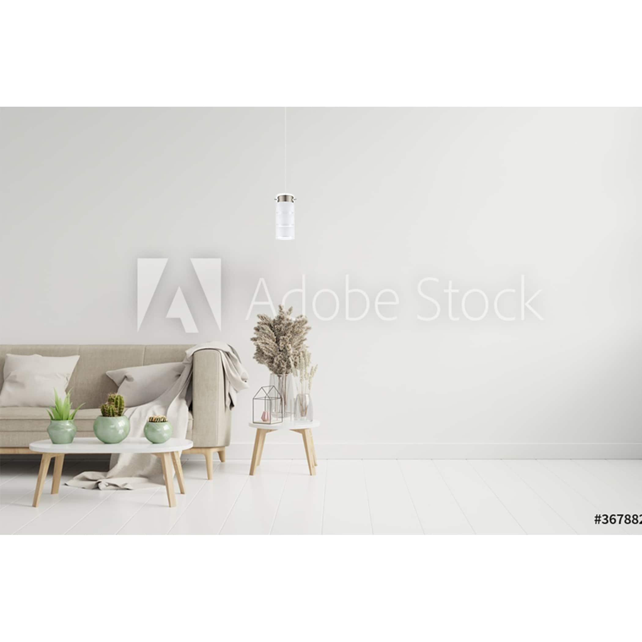 Eglo Olvero 1 Light Satin Nickel Led Pendant With Frosted And Clear Glass