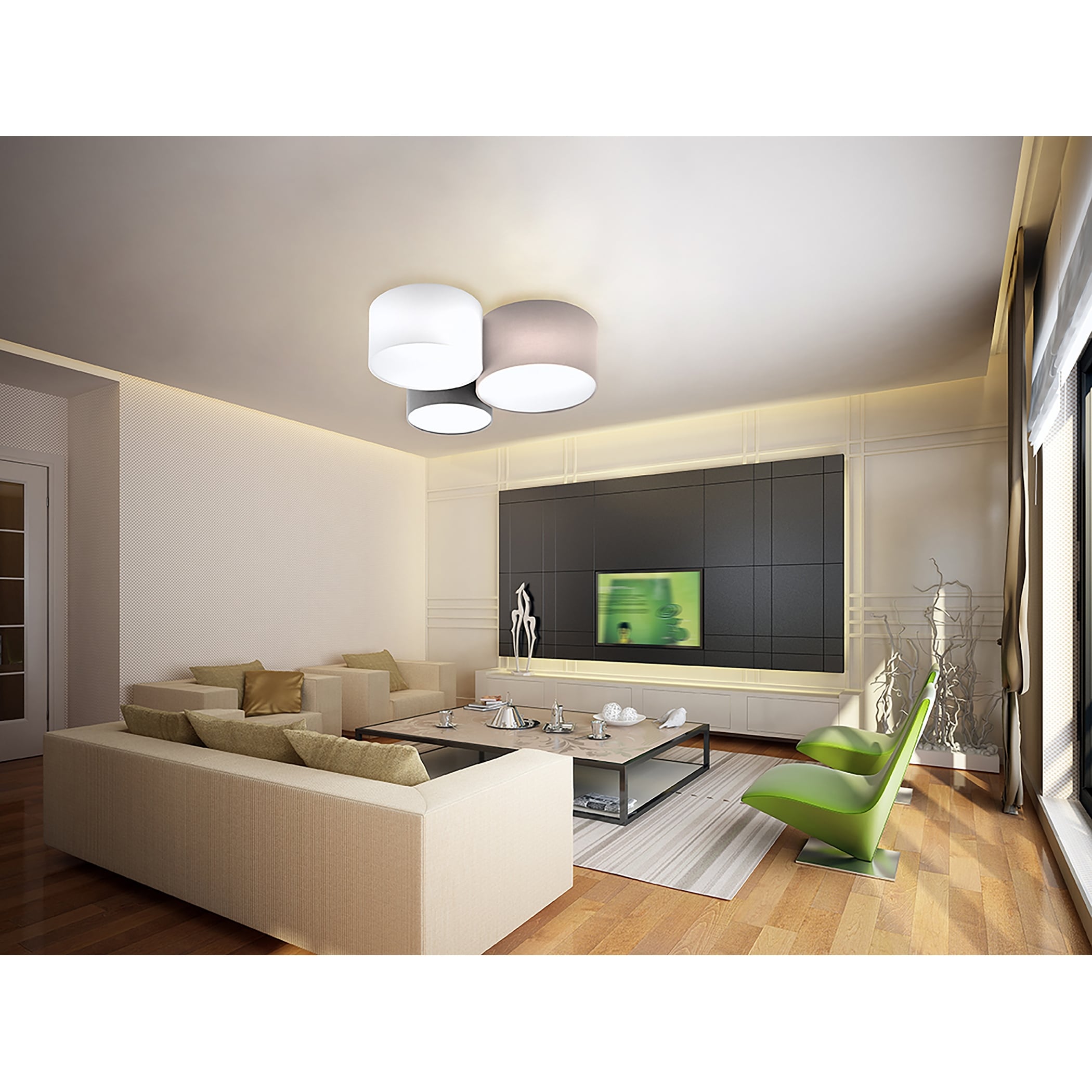 Eglo Pastore 1 3 Light Ceiling Light