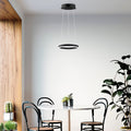 Eglo Usa Tonarella Led Single Pendant W Black White Finish