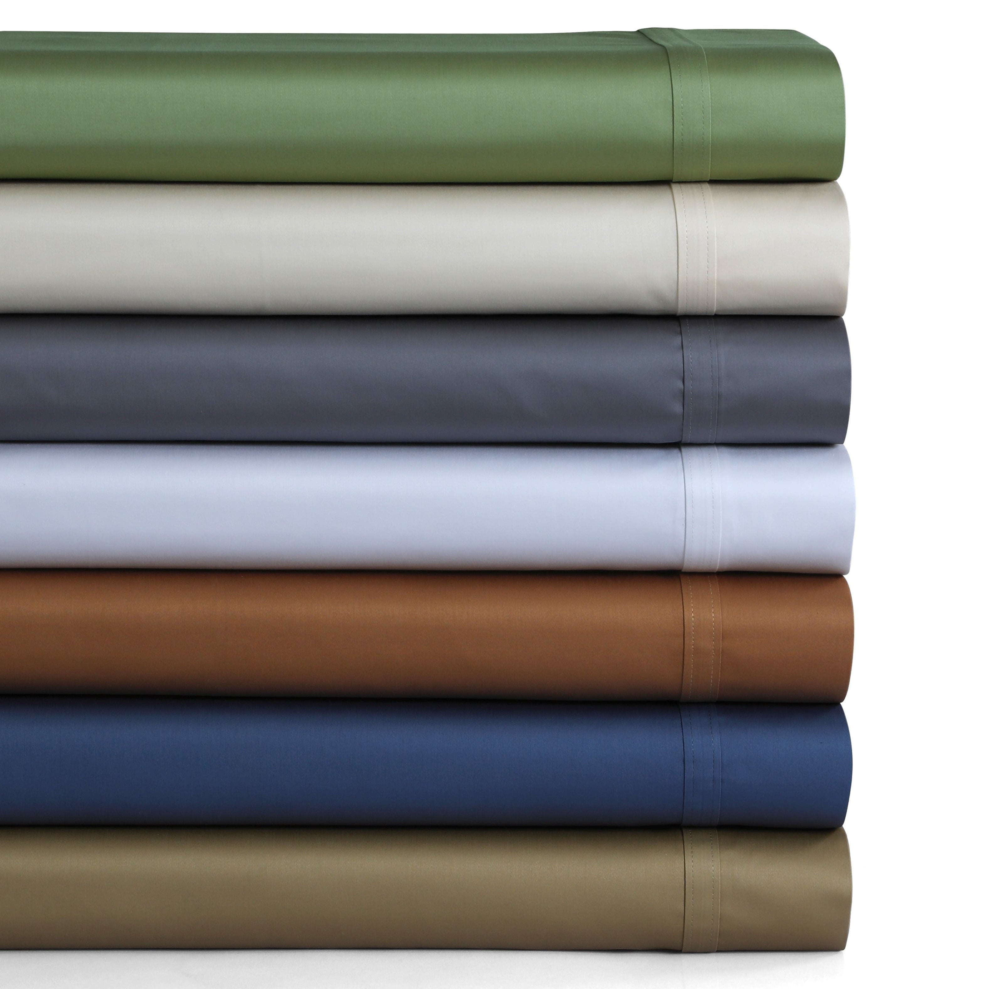 Egyptian Cotton Sateen 500 Thread Count Oversized Pillowcases Set Of 2