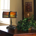 Egyptian Mica And Tiffany Desk Lamp