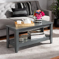 Elada Modern And Contemporary Grey Finished Wood Coffee Table