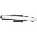 Elan Rowan Integrated Led Matte Black Vanity Light