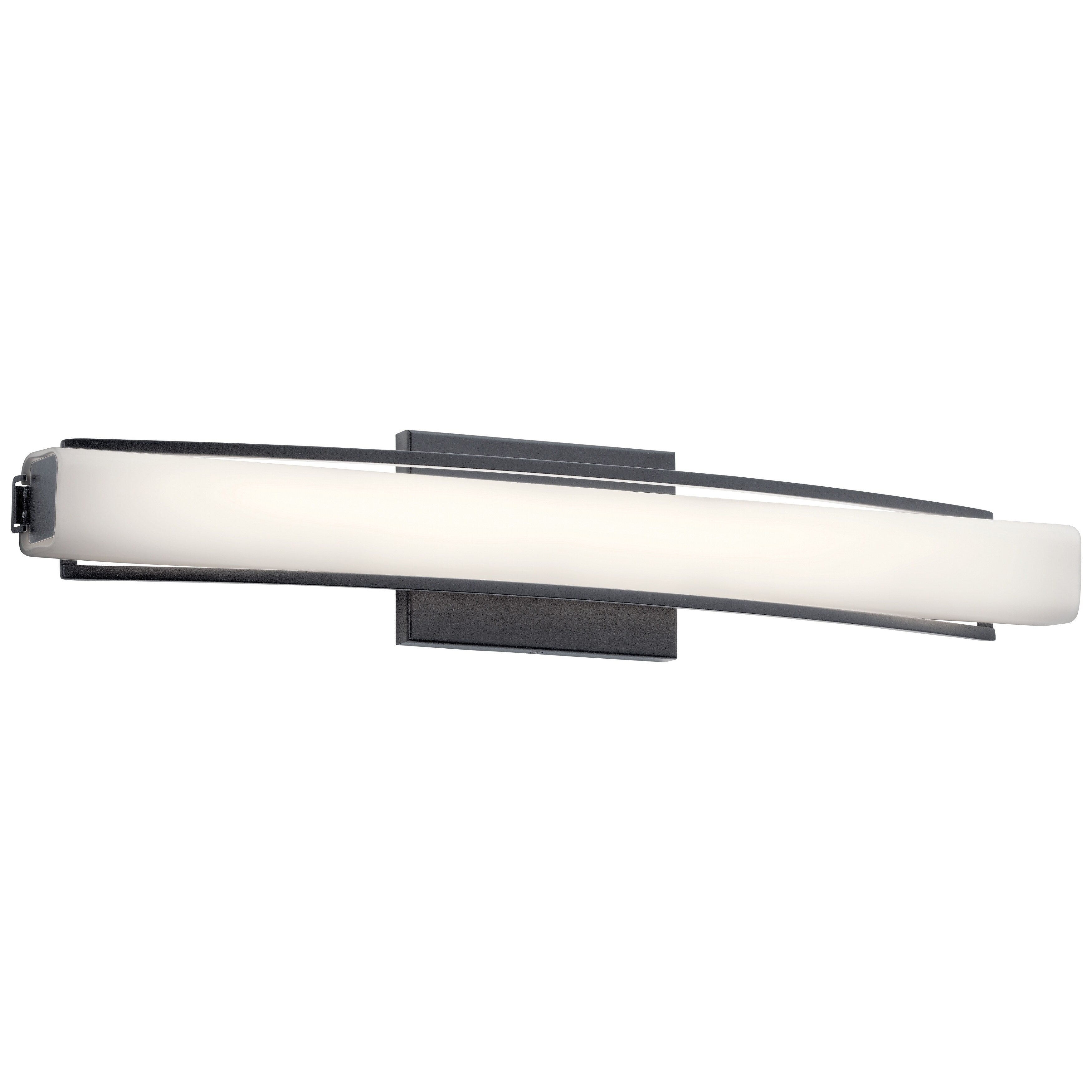 Elan Rowan Integrated Led Matte Black Vanity Light