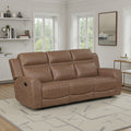 Elara 85 Microfiber Wall Hugger Manual Double Reclining Sofa