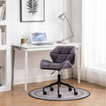 Eldon Diamond Tufted Adjustable Swivel Office Chair Gray