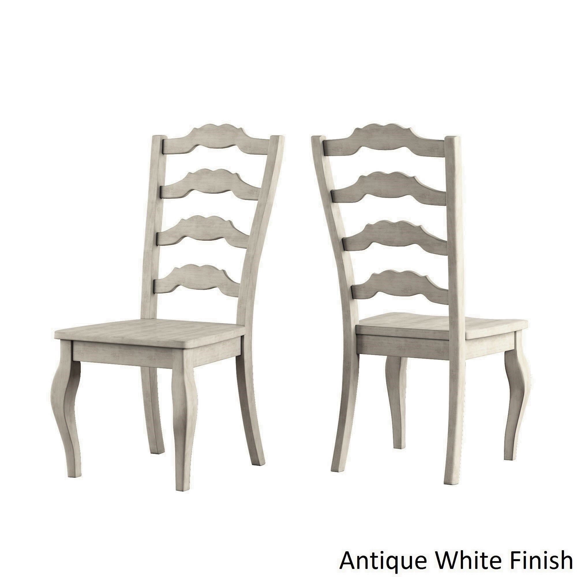 Eleanor Black Farmhouse Trestle Base French Ladder Back 6 Piece Dining Set By Inspire Q Classic