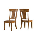 Eleanor Black Farmhouse Trestle Base Panel Back 6 Piece Dining Set By Inspire Q Classic