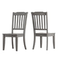 Eleanor Black Farmhouse Trestle Base Slat Back 6 Piece Dining Set By Inspire Q Classic