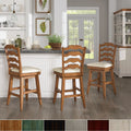Eleanor French Ladder Back Counter Height Swivel Chair By Inspire Q Classic