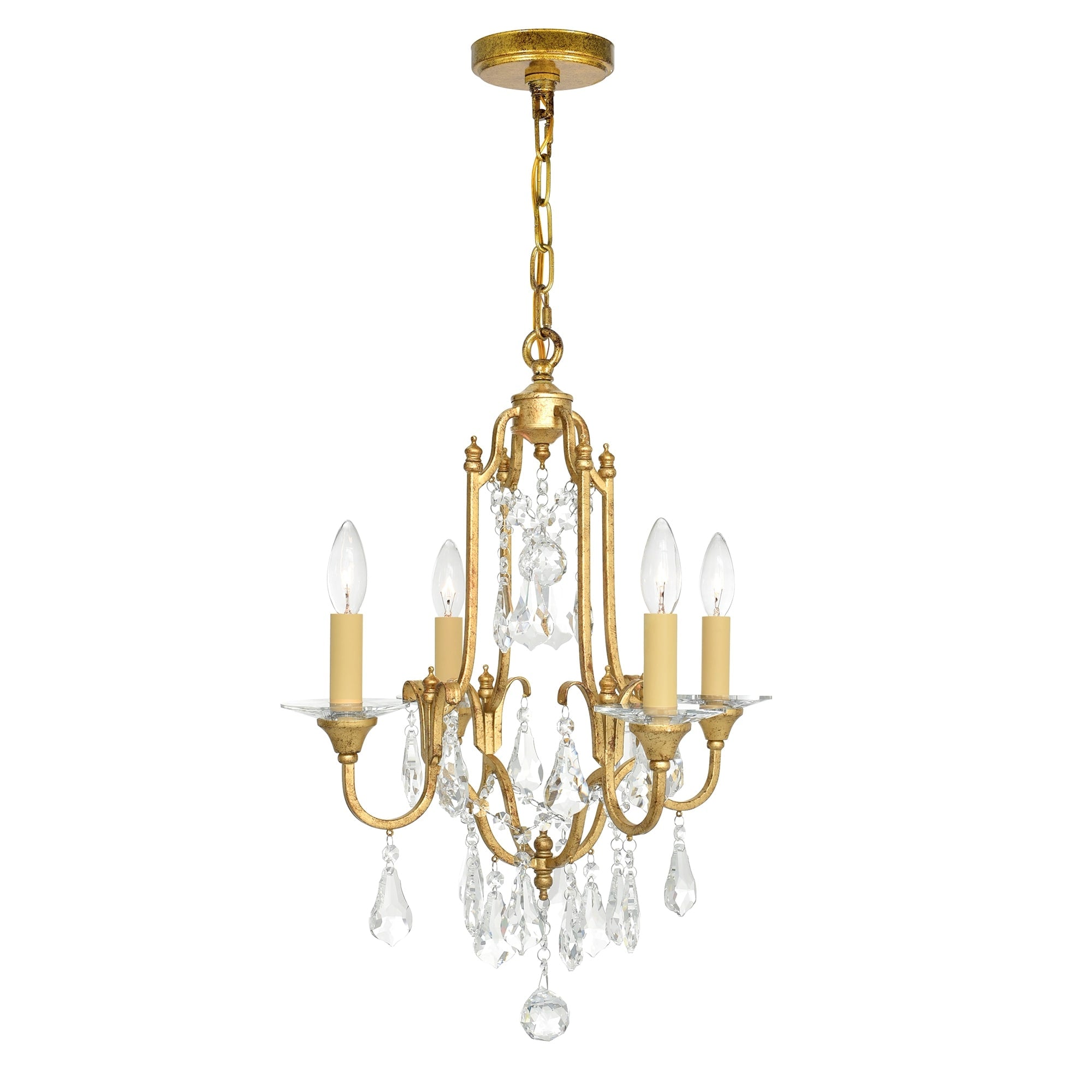 Gracewood Hollow Zaagap 4 Light Chandelier With Oxidized Bronze Finish