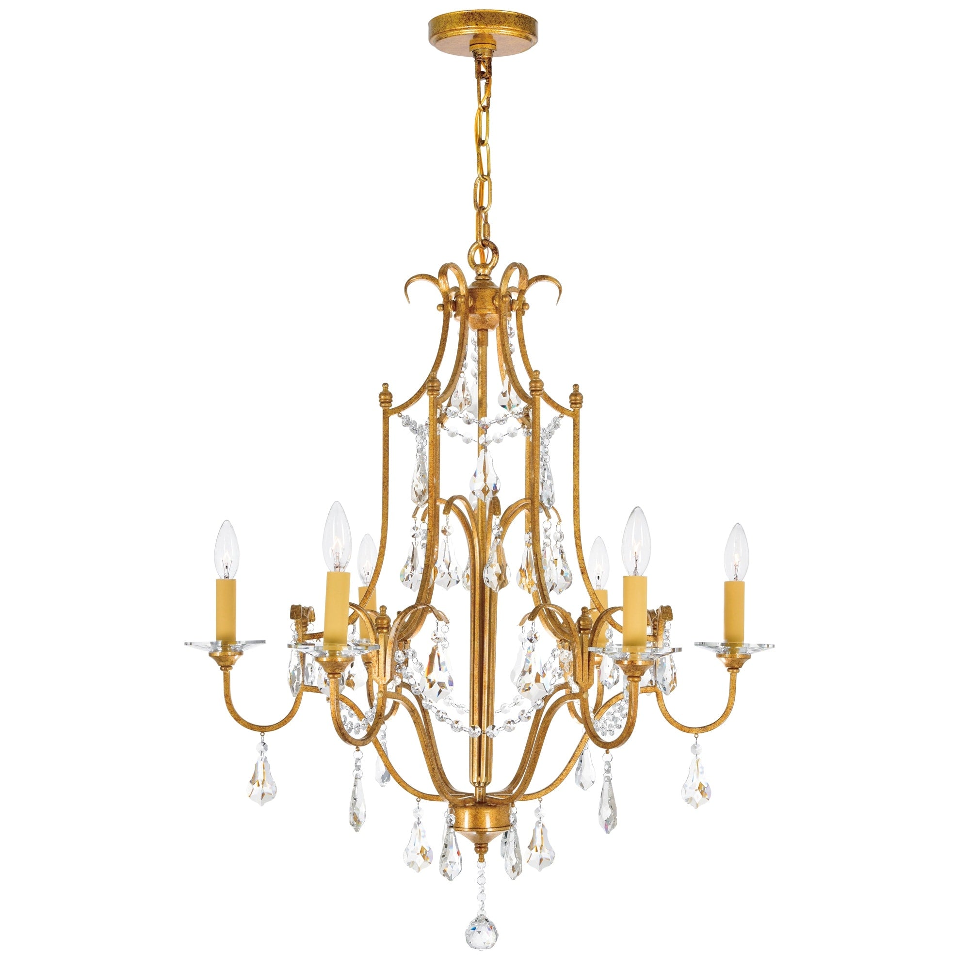 Copper Grove Plans 6 Light Chandelier With Oxidized Bronze Finish