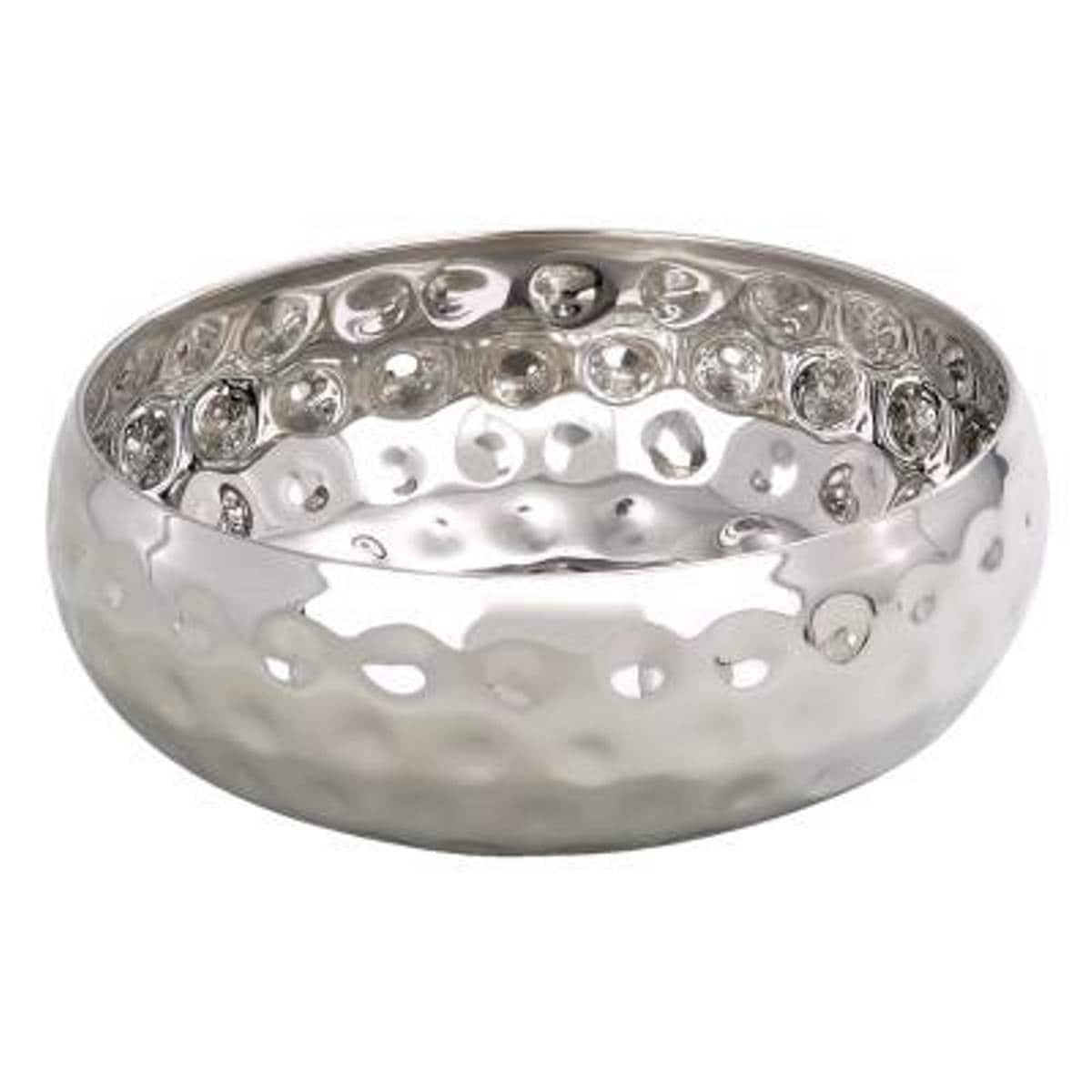 Heim Concept 12 Bolt Hammered Stainless Steel Salad Bowl