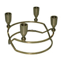 Elegance Antique Gold 4 Lite Candle Holder