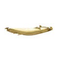 Elegance Eldora Boat Shaped Tray Satin Gold