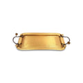 Elegance Eleanor Rectangular Tray Satin Gold