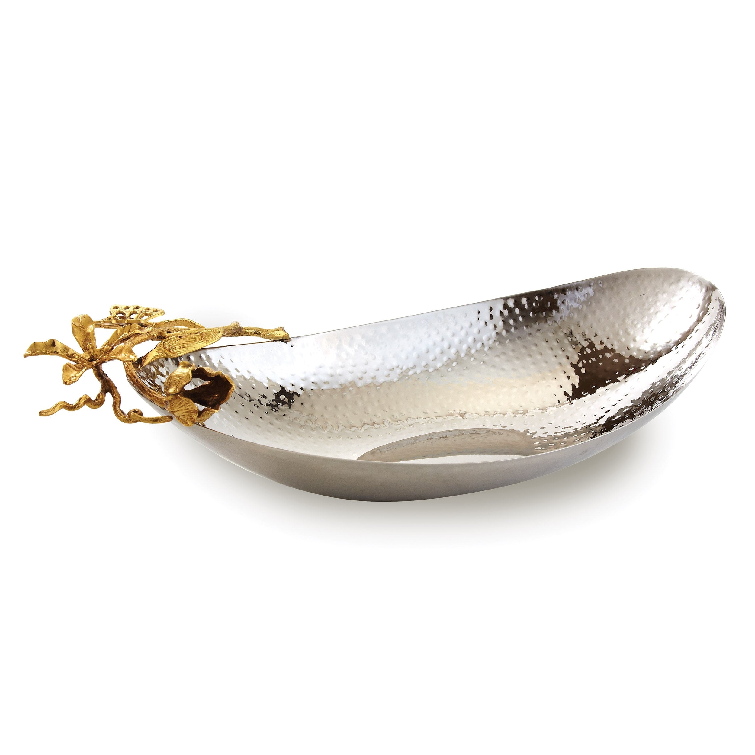 Elegance Gold Butterfly Boat Shaped Bowl