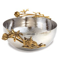 Elegance Gold Butterfly Bowl 11 Diameter