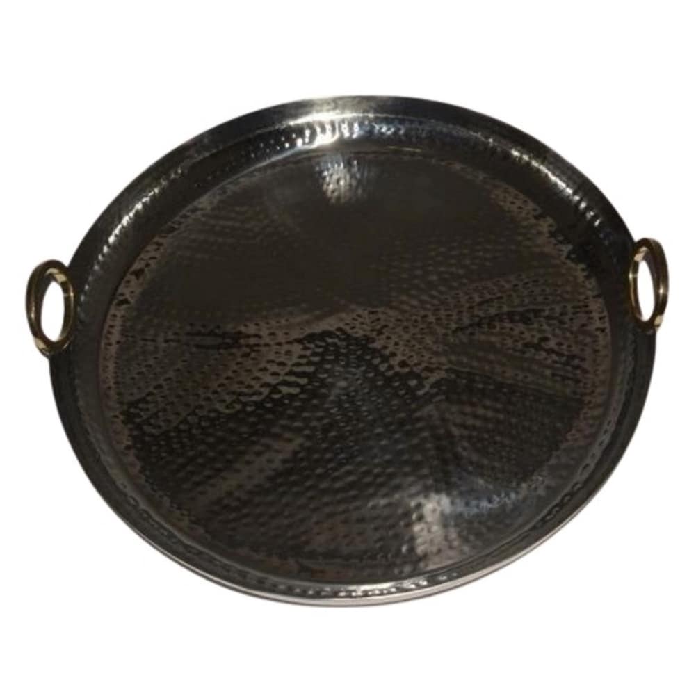 Elegance Hamilton Round Tray Stainless Steel
