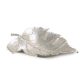 Heim Concept Maple Leaf Dish 7 X 5 Nickel Plated Aluminium
