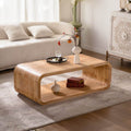 Elegant Coffee Table End Table Side Table With Open Storage Shelf Wood Sofa Table Cocktail Table Accent Table