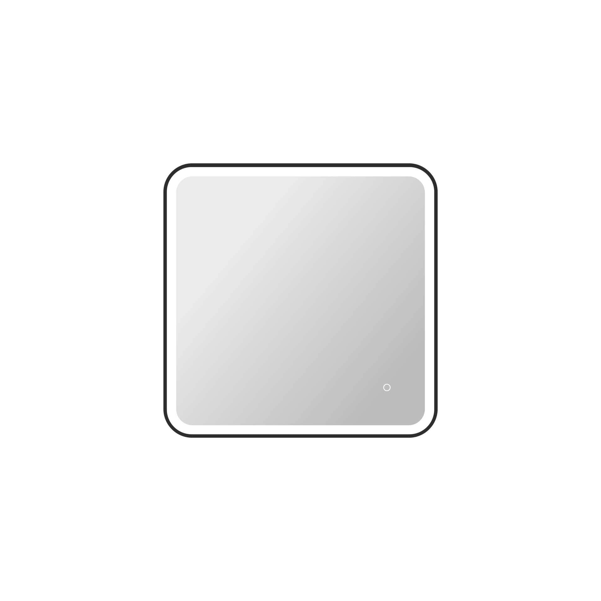 Elegant Lighting Mre6A3030 Harmoni 30 Square Flat Aluminum And Iron