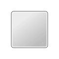 Elegant Lighting Mre6A4242 Harmoni 42 Square Flat Aluminum And Iron