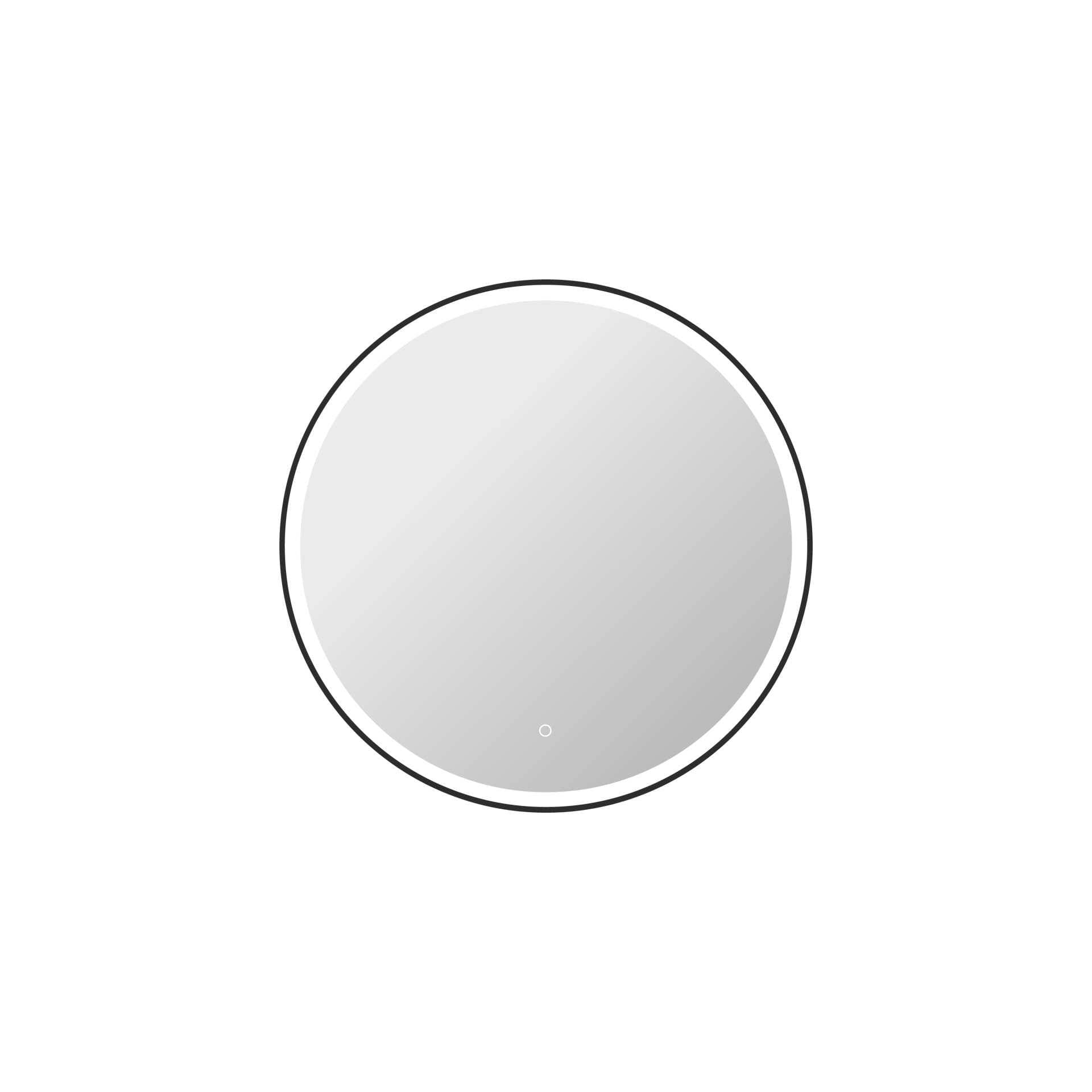 Elegant Lighting Mre6B36 Harmoni 36 Diameter Circular Flat Aluminum