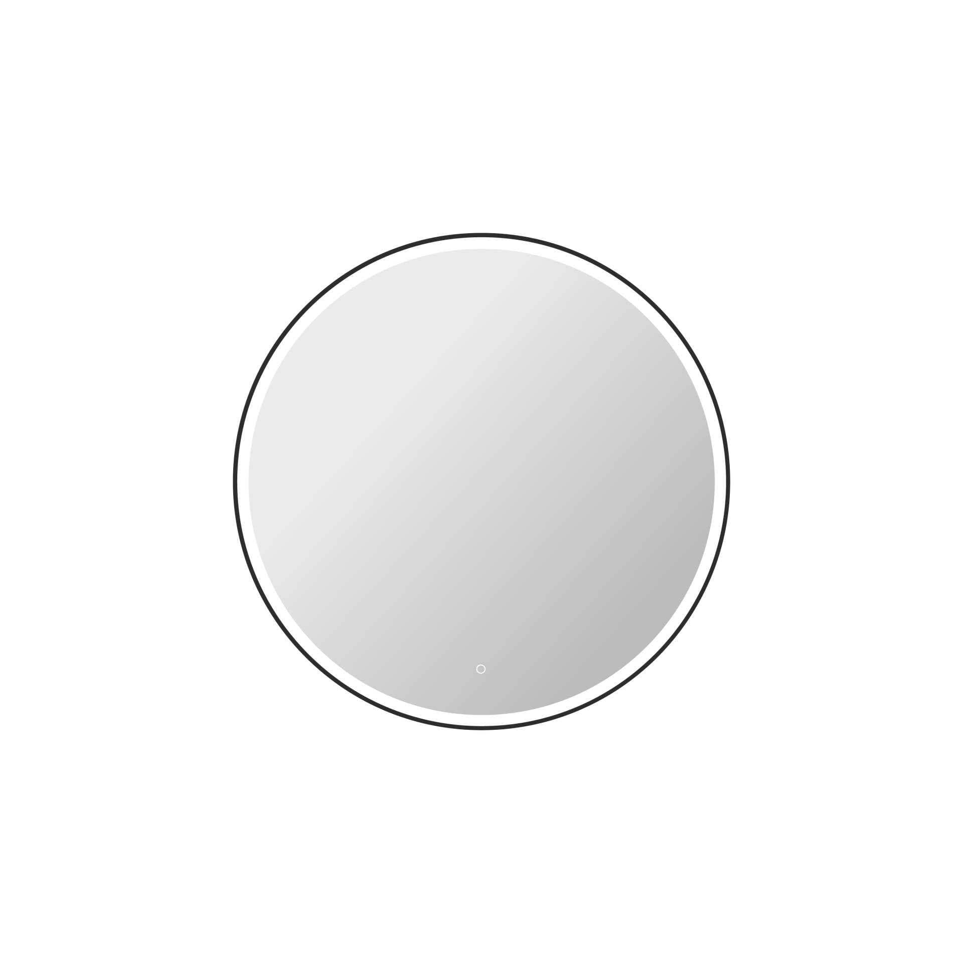 Elegant Lighting Mre6B45 Harmoni 45 Diameter Circular Flat Aluminum
