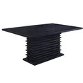 Elegantly Designed Wooden Dining Table Black
