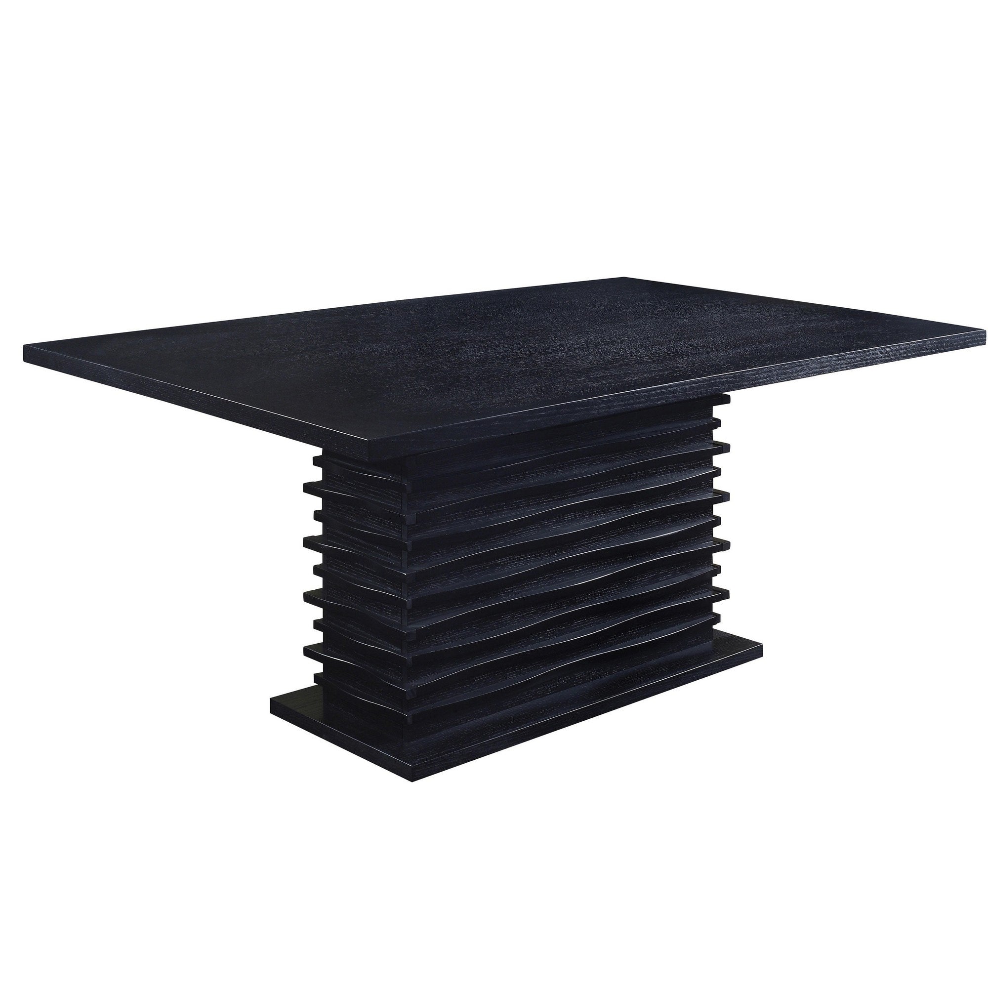 Elegantly Designed Wooden Dining Table Black