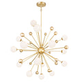 Element 17 Light Chandelier With Sun Gold Finish Sun Gold