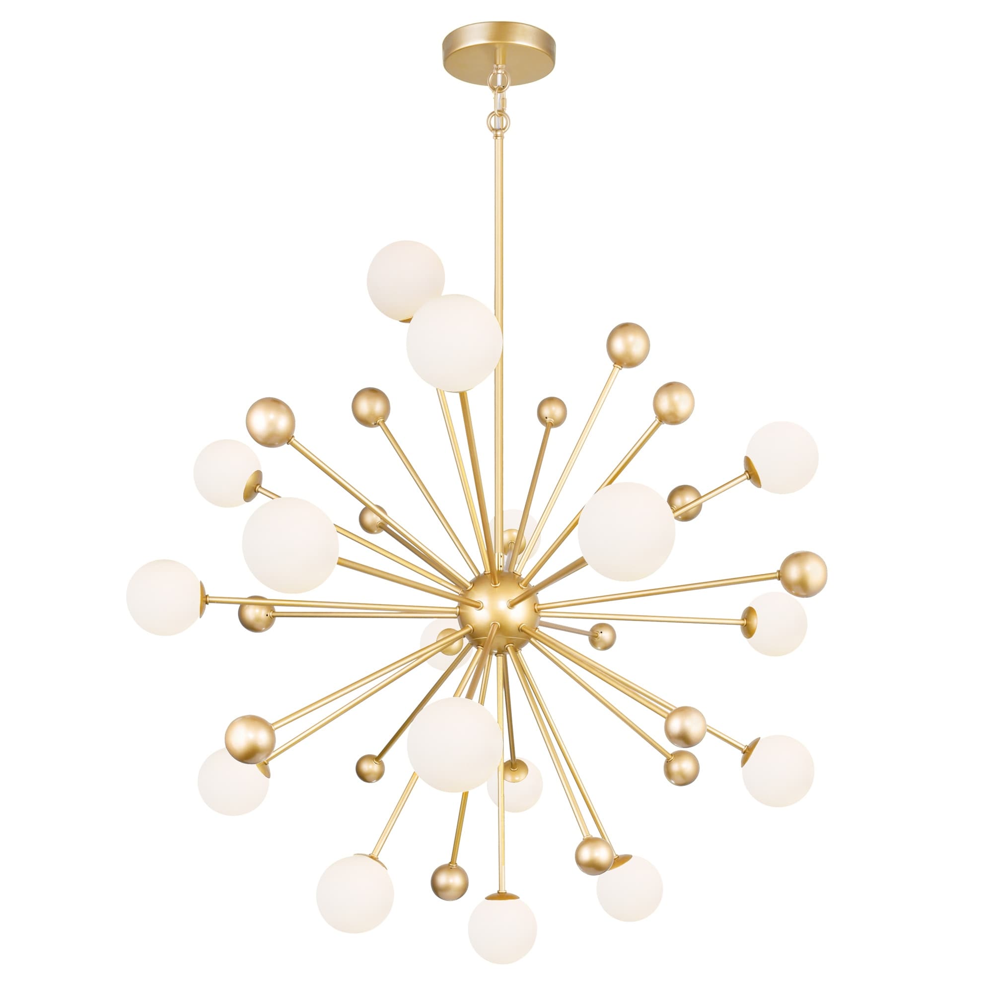 Element 17 Light Chandelier With Sun Gold Finish Sun Gold