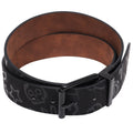 Element Distressed Pu Reversible Belt With Allover Print Black
