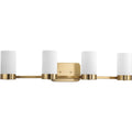 Elevate Bronze Finished Four Light Bath Fixture