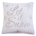 Eliana Christmas Velvet With Embroidery 20 Square Decorative Throw Pillow 2Pk