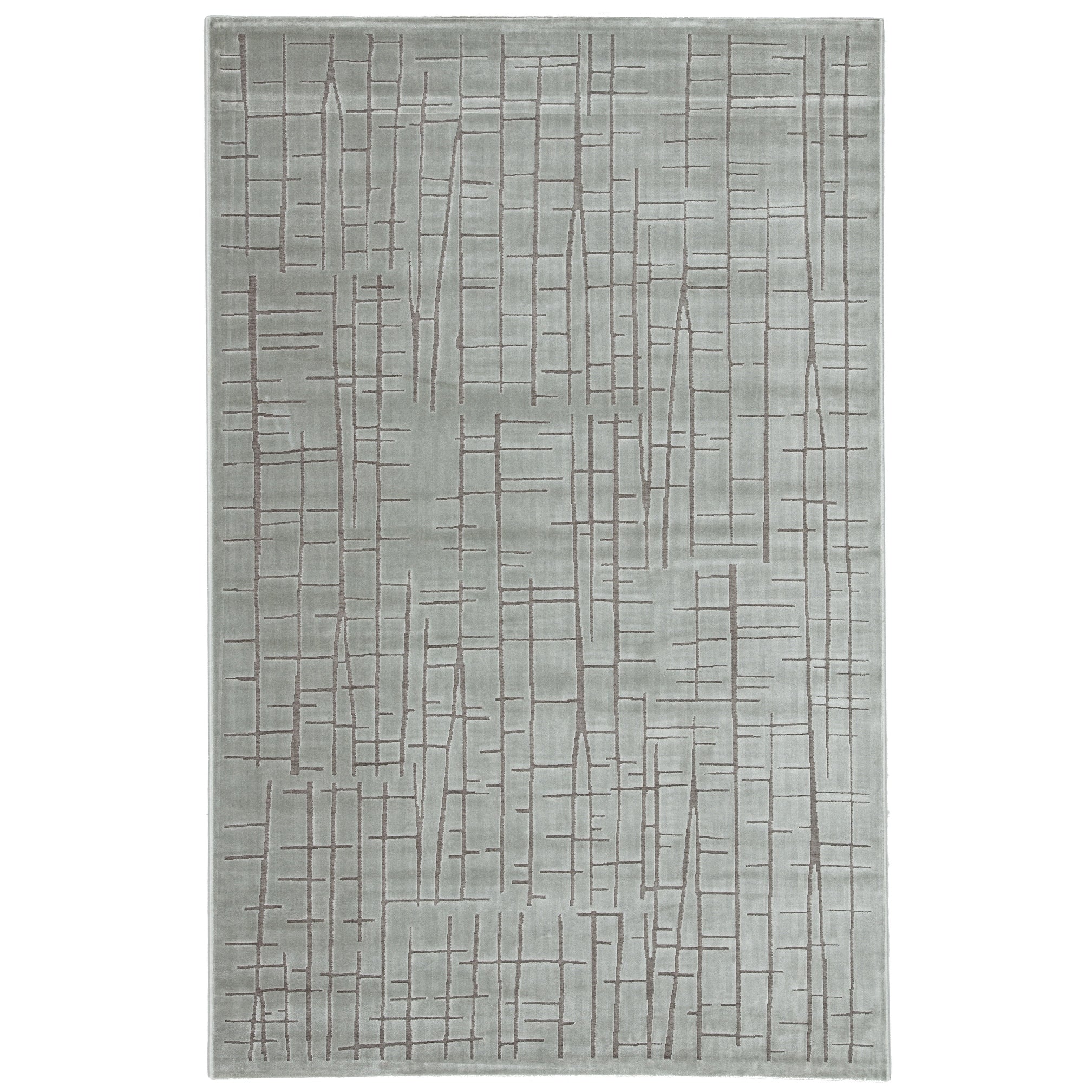 Eline Abstract White Cream Area Rug 76 X 96 76 X96