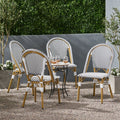 Elize Outdoor French Bistro Chair Set Of 4 By Christopher Knight Home