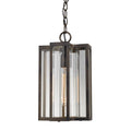 Elk Bianca Hazelnut Bronze 1 Light Outdoor Pendant