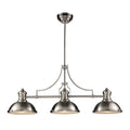 Elk Chadwick Satin Nickel 3 Light Billiard
