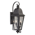 Elk Forged Brookridge Charcoal 2 Light Outdoor Sconce