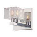 Alico Quatra Chrome And Clear Glass 1 Light Vanity