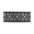 Serai Oil Rubbed Bronze With Clear Glass 3 Light Vanity